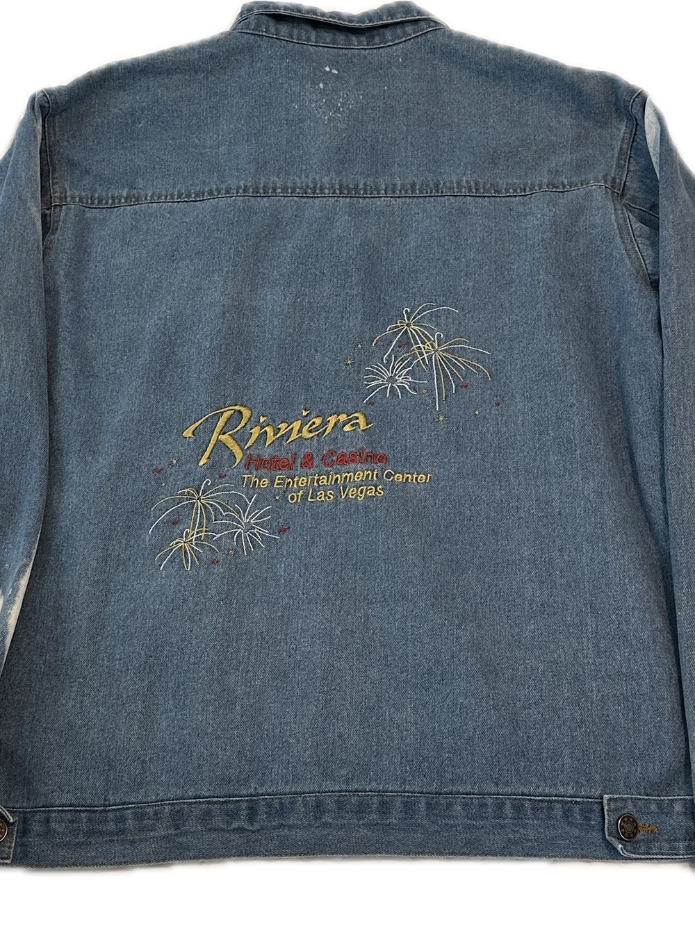 Denim Jacket riviera casino Embroidered Logo